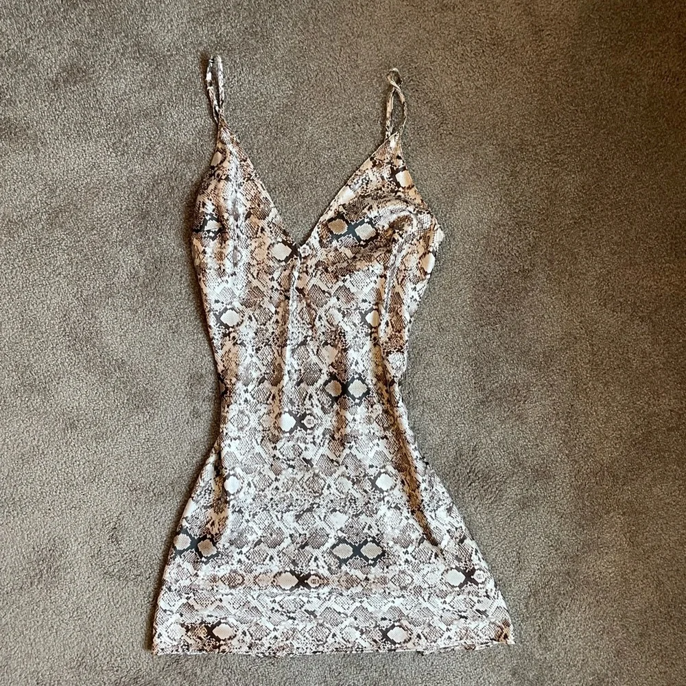 Victoria’s Secret slip dress snake print - Picture 2 of 5